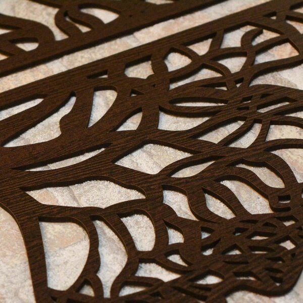 DUBLEZ | 3 dílný obraz na stěnu - Entita stromů | Obraz