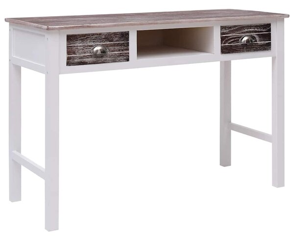 Psací stůl hnědý 110 x 45 x 76 cm dřevo 284154
