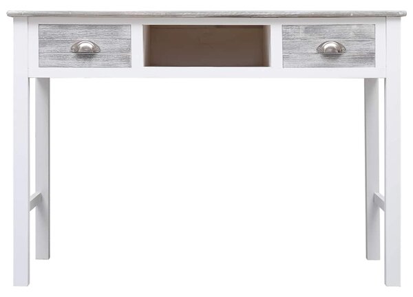 Psací stůl šedý 110 x 45 x 76 cm dřevo 284153