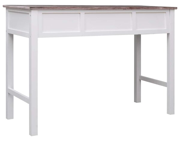 Psací stůl hnědý 110 x 45 x 76 cm dřevo 284154