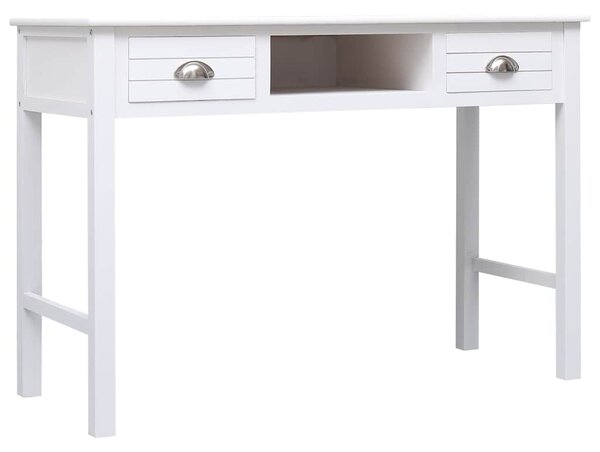 Psací stůl bílý 110 x 45 x 76 cm dřevo 284155