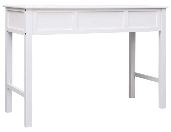 Psací stůl bílý 110 x 45 x 76 cm dřevo 284155