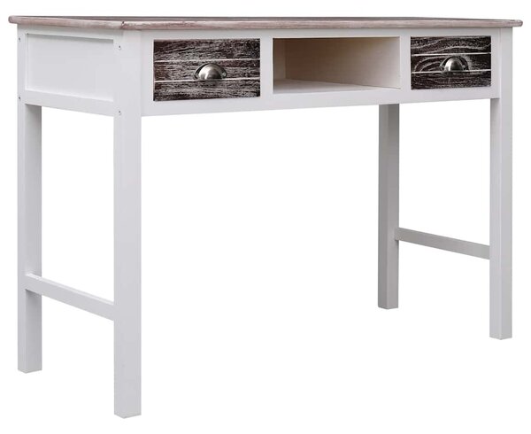 Psací stůl hnědý 110 x 45 x 76 cm dřevo 284154