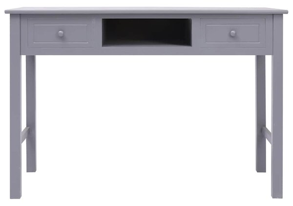 Psací stůl šedý 110 x 45 x 76 cm dřevo 284156