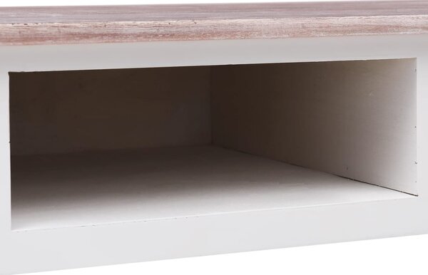 Psací stůl hnědý 110 x 45 x 76 cm dřevo 284154