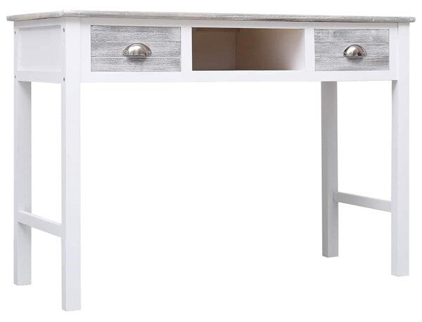 Psací stůl šedý 110 x 45 x 76 cm dřevo 284153