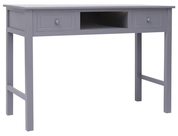 Psací stůl šedý 110 x 45 x 76 cm dřevo 284156