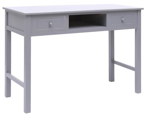 Psací stůl šedý 110 x 45 x 76 cm dřevo 284156