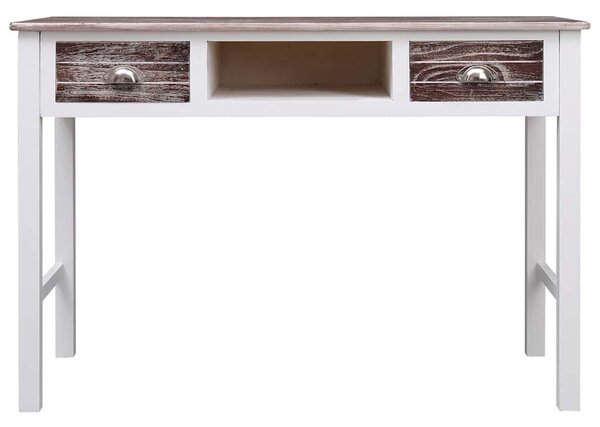 Psací stůl hnědý 110 x 45 x 76 cm dřevo 284154