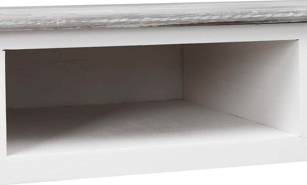 Psací stůl šedý 110 x 45 x 76 cm dřevo 284153
