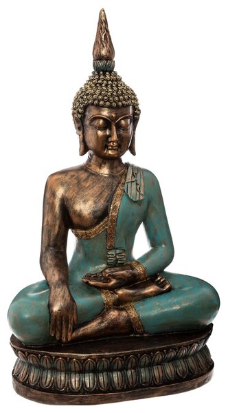Postava Buddhy, polyresinová dekorace, výška 72,5 cm