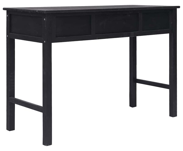 Konzolový stolek černý 110 x 45 x 76 cm dřevo 284161