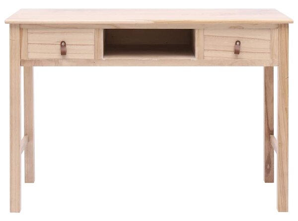Psací stůl přírodní 110 x 45 x 76 cm dřevo 284159