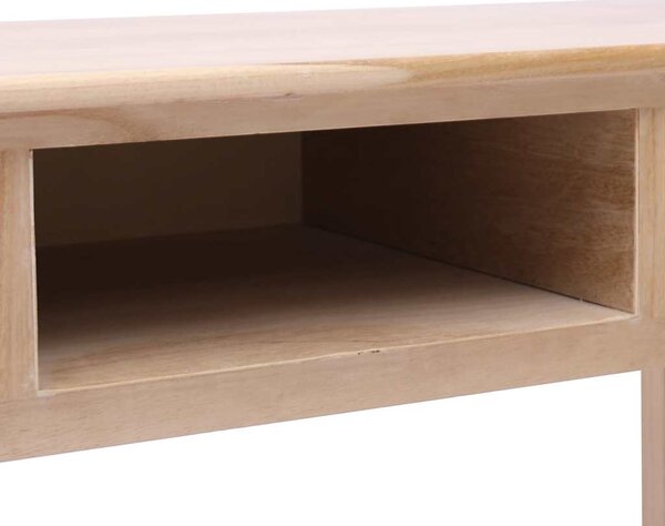 Psací stůl přírodní 110 x 45 x 76 cm dřevo 284159