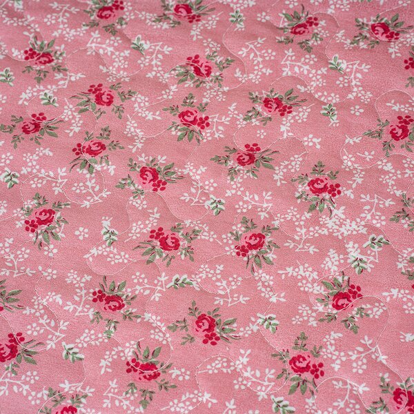 4Home Přehoz na postel Pink Rose Patchwork, 220 x 240 cm
