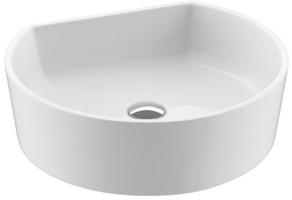 Ravak Moon umyvadlo 40x35.5 cm polokulatý na pult bílá XJN01300001
