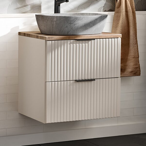 Comad Adel Cashmere skříňka 60x46x57 cm pod umyvadlo závěsná béžová ADEL CASHMERE 82-60-2S