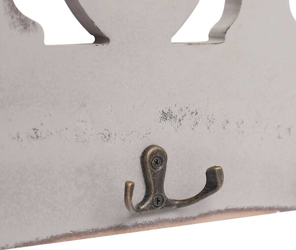 Nástěnný věšák HOME 50 x 23 cm 284243