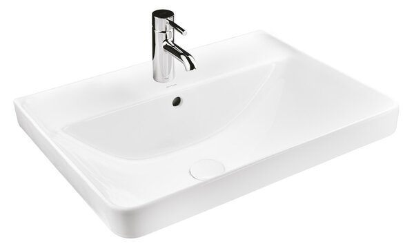 Oltens Kolma umyvadlo 61x47.5 cm obdélníkový zápustný bílá lesk 41708000