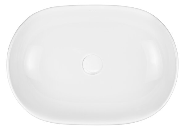 Oltens Hamnes umyvadlo 60x42.5 cm oválné na pult bílá 40315000