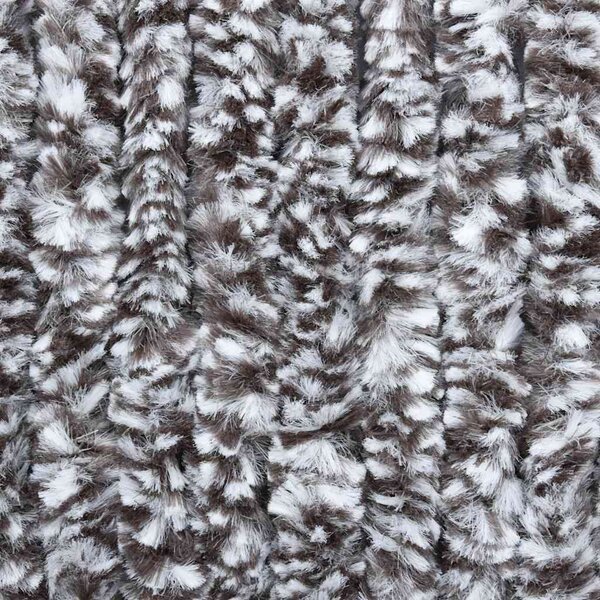 Závěs proti hmyzu hnědý a béžový 56 x 185 cm Chenille 284276