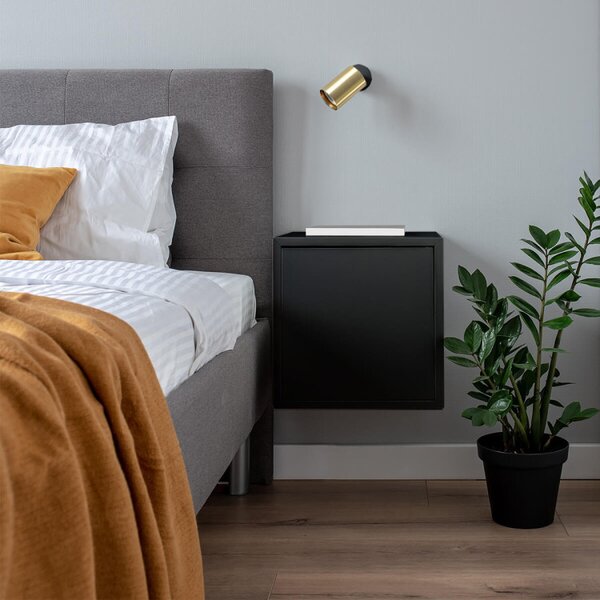 Light Prestige Snow nástěnné svítidlo 1x50 W černá-zlatá LP-731/1WGD