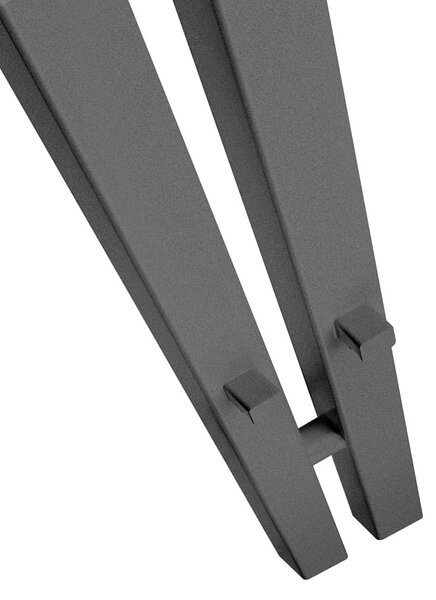 Oltens Stang (s) koupelnový radiátor designově 180x8 cm grafitová 55023400