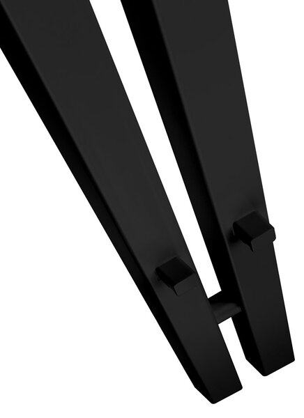 Oltens Stang (s) koupelnový radiátor designově 180x8 cm černá mat 55023300