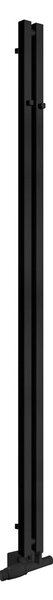 Oltens Stang (s) koupelnový radiátor designově 180x8 cm černá mat 55023300