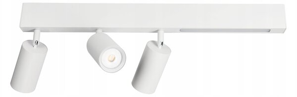 Přisazené bodové svítidlo GU10 9 W, 3 spoty, bílé