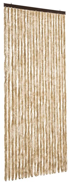 Závěs proti hmyzu béžový 90 x 220 cm Chenille 284283