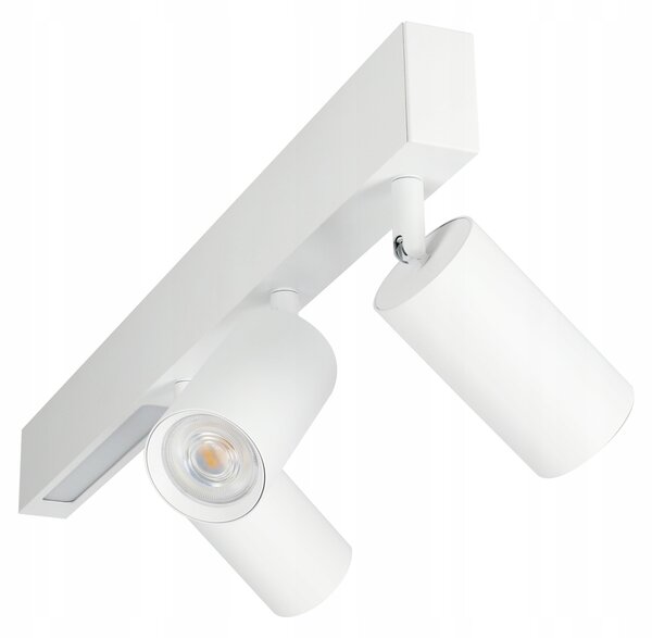 Přisazené bodové svítidlo GU10 9 W, 3 spoty, bílé