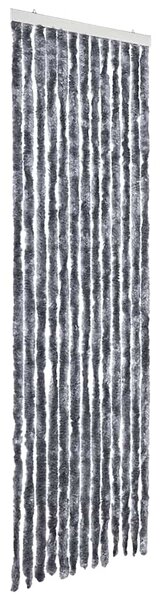 Závěs proti hmyzu stříbrný 56 x 185 cm Chenille 284285