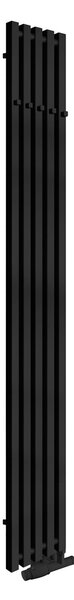Oltens Stang (s) koupelnový radiátor designově 180x23 cm černá mat 55026300