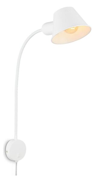 Briloner 2089-016 - Flexibilní nástěnná lampa BRELLO 1xE27/10W/230V bílá