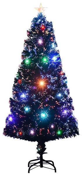 Předem osvětlený vánoční stromek se stojanem a LED 120 cm optické vlákno 284300