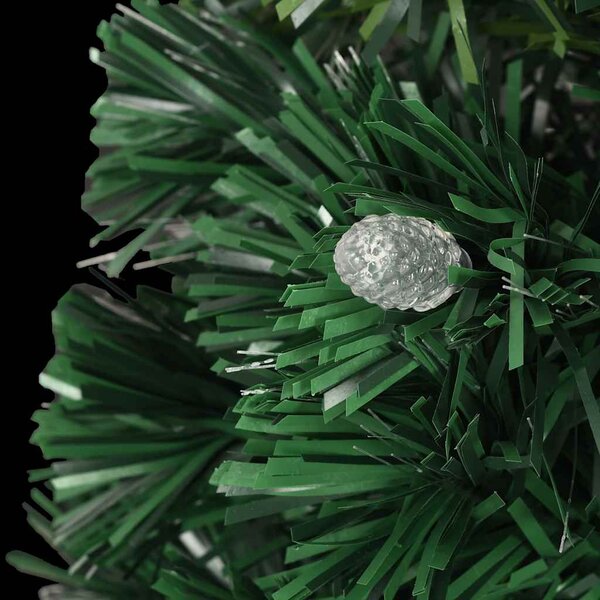 Předem osvětlený vánoční stromek se stojanem a LED 210 cm optické vlákno 284303