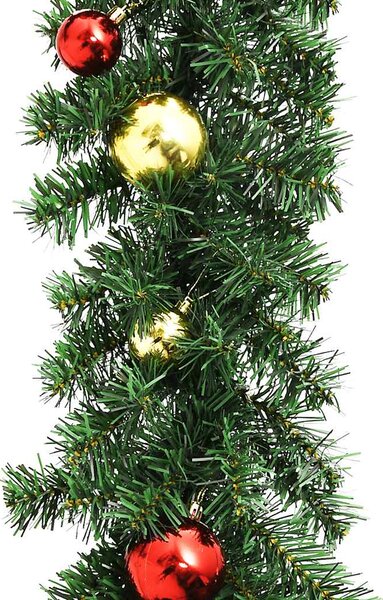 Vánoční girlanda zdobená baňkami 5 m 284305