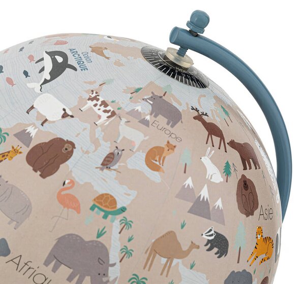 Glóbus pro děti se zvířaty, Ø 20 cm
