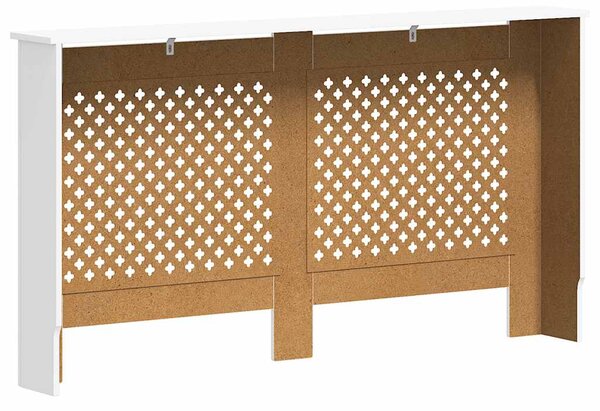 Kryt na radiátor bílý 152x19x81,5 cm MDF 284324