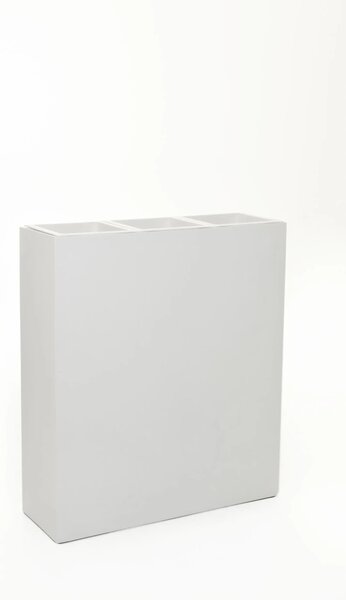 Květináč ELEMENTO, sklolaminát, šířka 88 cm, bílá