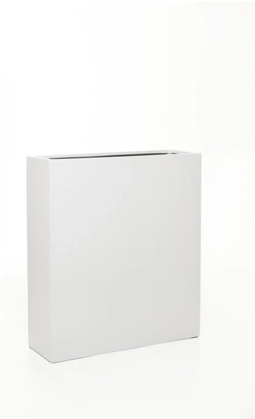 Květináč ELEMENTO, sklolaminát, šířka 88 cm, bílá