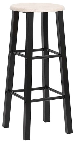 Barové stoličky 2 ks černé MDF 284388
