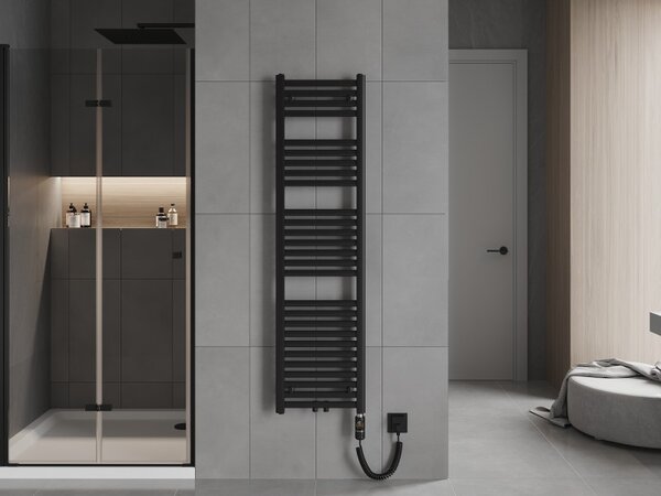 Mexen Hades, elektrické topné těleso 1500 x 400 mm, 600 W, černá, W104-1500-400-2600-70