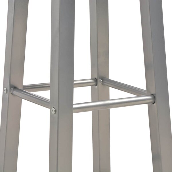 Barové stoličky 2 ks antracitové MDF 284387
