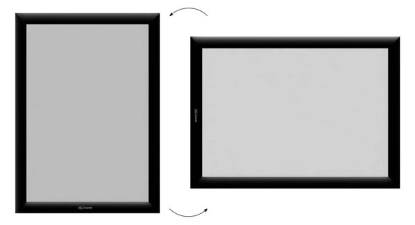 Plakátový rám A3 OWZ – černý, zacvakávací, FRAME_A3BK