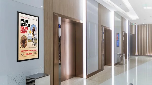 Plakátový rám A1 OWZ – černý, zacvakávací, FRAME_A1BK