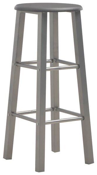 Barové stoličky 2 ks antracitové MDF 284387
