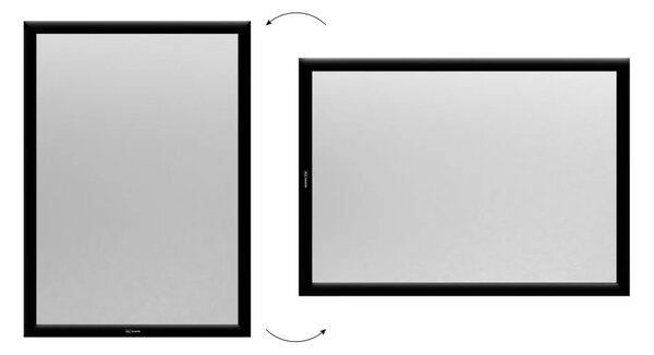 Plakátový rám A2 OWZ – černý, zacvakávací, FRAME_A2BK