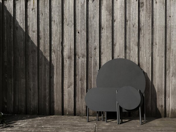 Zone Denmark 32236 Zahradní stolek Disc skládací černý